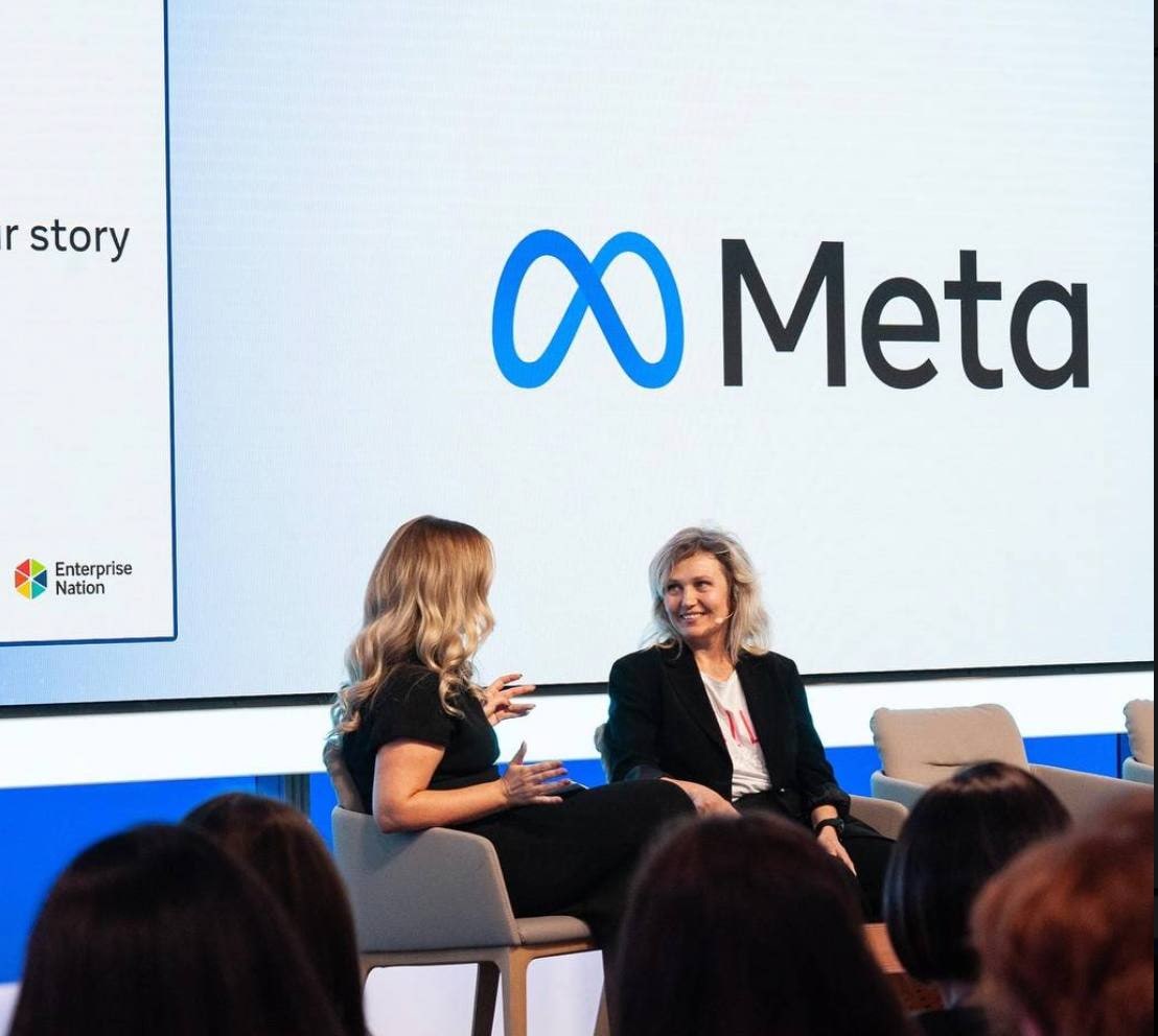 Yev Lukash speaking at Meta Headquarters in Dublin