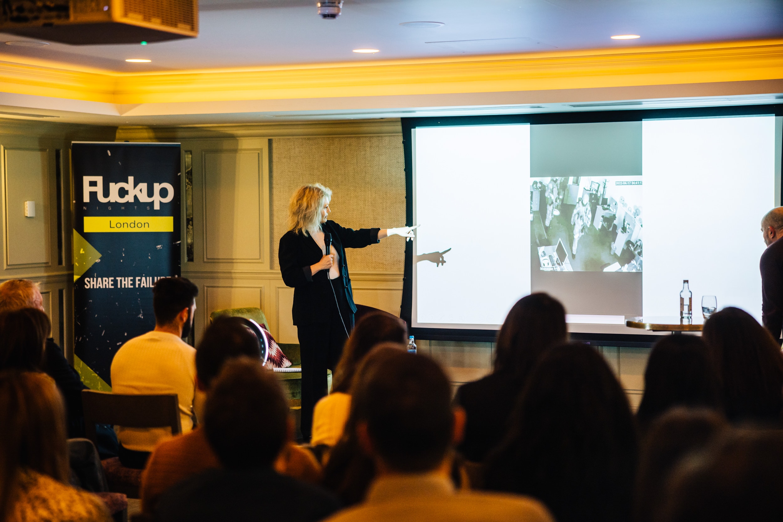 Yev Lukash speaking at London StartUp Show